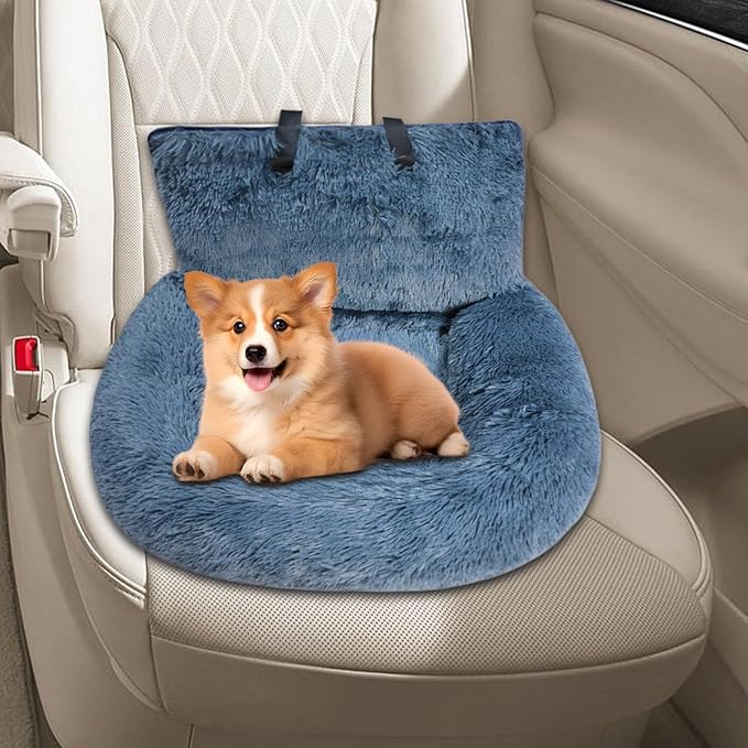 Dog Seat for Car | Soft Dog Car Seat Boosters | Pet Supplies Washable Travel Bed for Medium Small Puppy Kitten Vehicle Traveling Vet Visit Daily Vacations