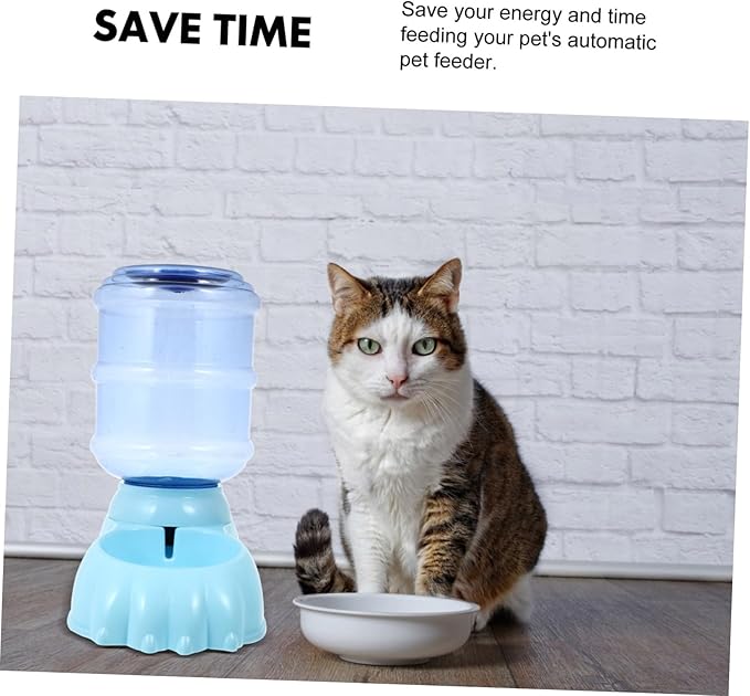 HANABASS Automatic Pet Water Dispenser Gravity Feeder for Dogs and Cats Pet Water Feeder Random Color