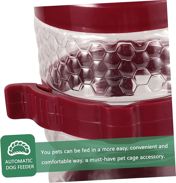 GALPADA Hanging Dog Water Dispenser for Pet Cages Automatic Water Bottle Kettle Feeder for Cats and Dogs Easy to Install and Secure Design for Comfortable Drinking Angle