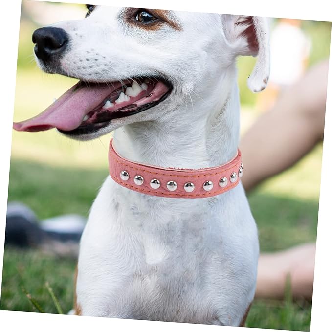 Totority Stylish Dog Collar Vintage Soft Puppy Neck Decor Comfortable Skin-Friendly Neck Ornament for Dogs Chic Retro Design to Make Pets Stand