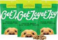 Get Joy Freeze Dried Superfood 100% Beef Heart Dog Treats, 4 Ounce Bag (Pack of 3), Single Ingredient Organ Meat, High Protein, Heart Health, Energy, Grain Free, Gluten Free, Made in USA