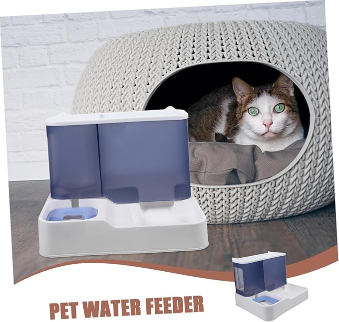 Happyyami Cat and Dog Water Bowl Pet Drinking Feeder Filter Automatic Pet Water Dispenser Large Capacity for Indoor and Outdoor Use