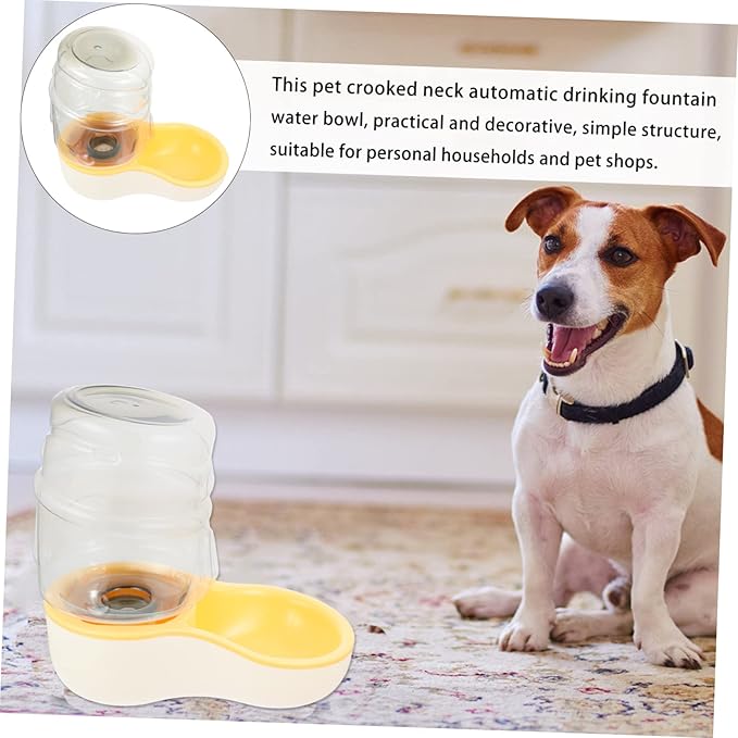 YARNOW 1pc Automatic Pet Water Feeder Lightweight Drinking Bowl for Dogs and Cats Non- Design for Home Use Compact for Easy Placement