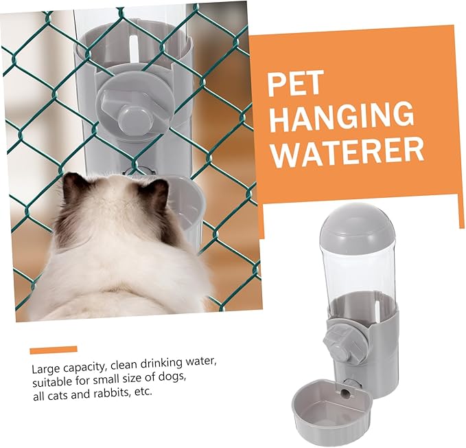 BESPORTBLE Automatic Pet Water Feeder for Dogs and Cats Material Compact Design for Crate Use Prevents Spills for Busy Pet Owners