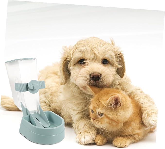 YARNOW Automatic Pet Feeder Hanging Dog Bowl for Easy Feeding Removable Food Tank and Tray Design for Puppies and Dogs