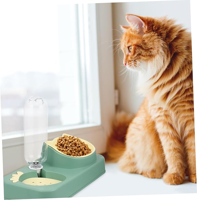 1pc Dog Feeder Stand Automatic Water Bowl Cat Bowl Wear-Resistant Daily Use