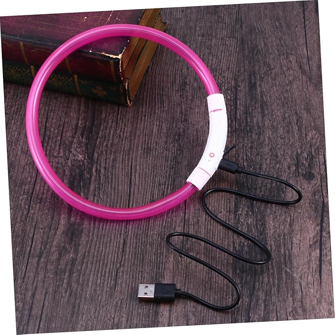 USB Rechargeable Led Night Dog Collar Flashing Pet Collar Light Modes for Safety During