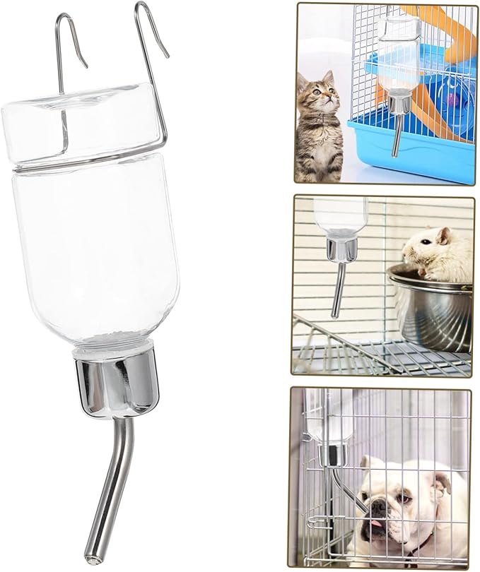 Yardwe Pet Hanging Water Dispenser Leakproof Automatic Feeder for Dogs and Rabbits Portable Design Fresh Water Supply for Travel and Home Use