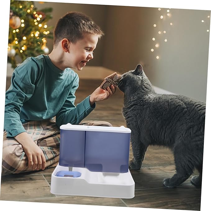 POPETPOP 1Pc Automatic Pet Water Dispenser Capacity Drinking Tool for Cats Dogs Easy Surface Stable Skid Base for Busy Pet Parents Convenient Water Feeder