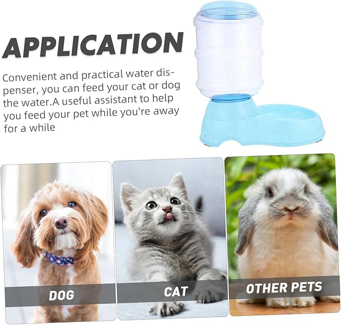 Didiseaon Pet Feeder Automatic Food Storage Bowl for Cats and Dogs Stylish Design for Home Use Effortless Feeding for Busy Pet Owners
