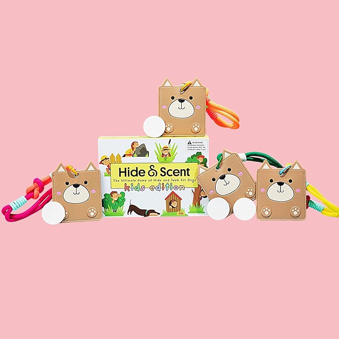 Hide&Scent Grab-and-Go Scent Game Kit for Dogs - Interactive Toys for Dogs - Nosework Toy for Dogs - Hide and Seek Toy (Daisy)