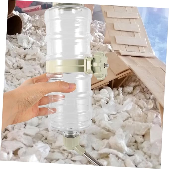 Automatic Pet Water Dispenser Overflow Dog and Cat Water Feeder Design Hanging Water Bottle for Small Pets Prevents Spills and Ensures Hydration