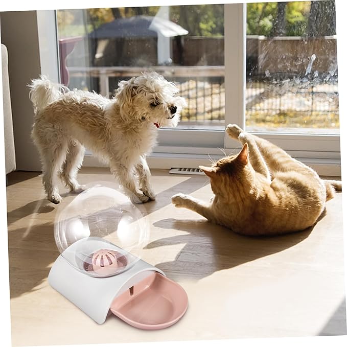 Kisangel Practical Pet Supplies Automatic Waterer for Dogs Cats Water Dispenser Large Capacity Bowl