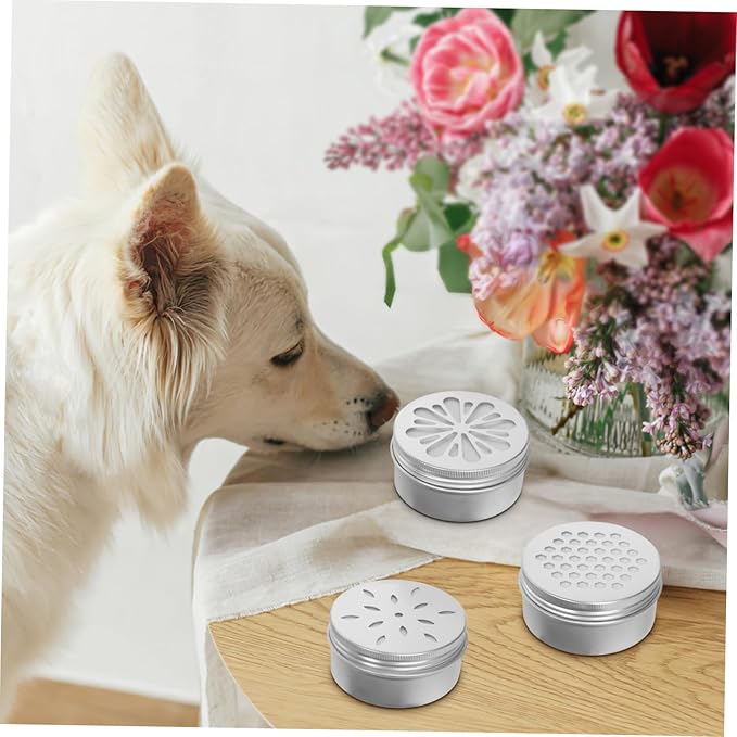 SUPVOX 1set Dog Scent Dog Scent Training Tins Adhesive Pads for Nose Training Lightweight Containers
