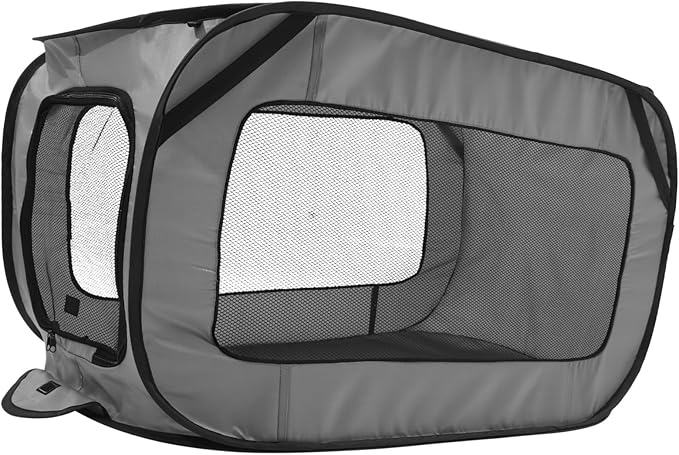 Portable Dog Car Bed Washable Pet Travel Kennel for Dogs Cats Sturdy Comfortable Outdoor Indoor Use for Car Seats Grey