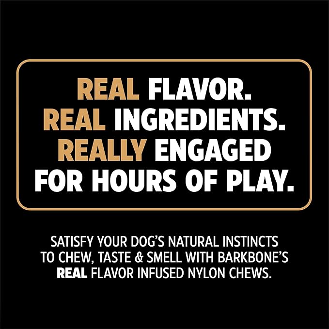 Pet Qwerks Zombie BarkBone - Nylon Dog Bone for Moderate Chewers - Cheddar Cheese Flavor - 9.5"