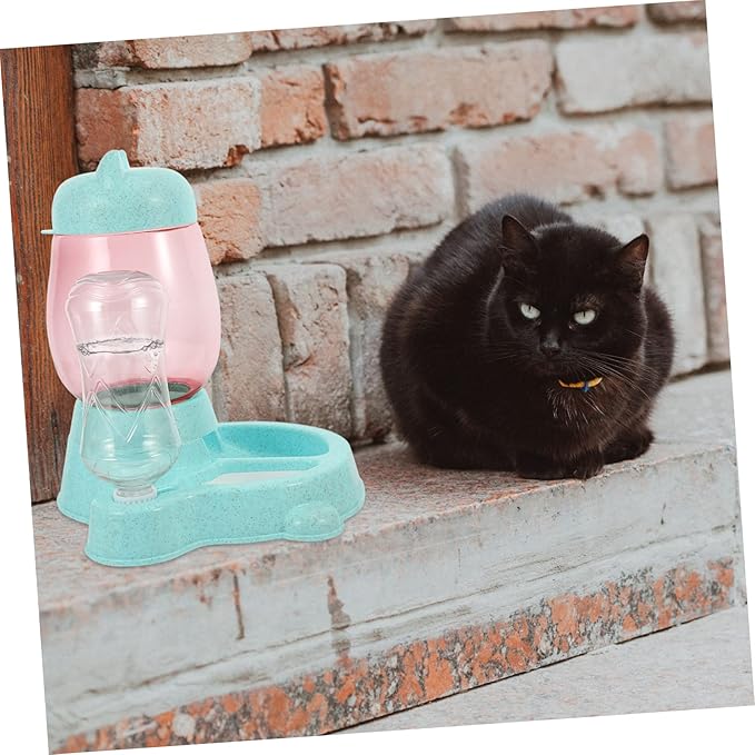 ERINGOGO Pet Bowl Feeder Automatic Drinking Fountain for Dogs and Cats Safe Sturdy and Pet Feeder