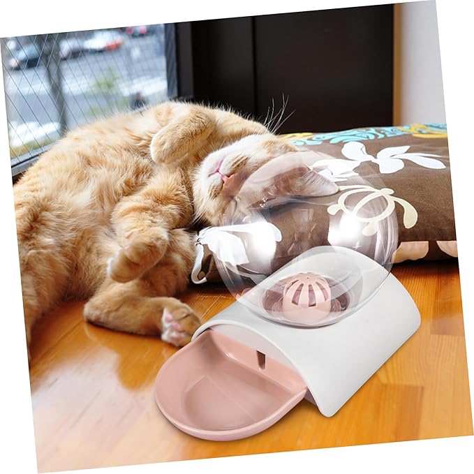 BESPORTBLE Dog Cat Automatic Waterer Practical Pet Water Holder Large Bowl Bubble Water Fountain Pet Supplies for Home