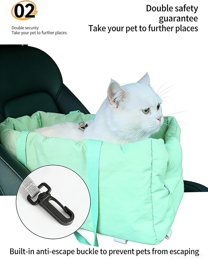 Pet Carrier Bags for Cars, Dog Travel Bags, pet car Seats, Travel Supplies, cat Travel Bags, Small Dog Travel Bags