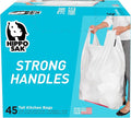 Hippo Sak - Kitchen Trash Bags 13 Gallon - Garbage Bags with Handles - 45 Count