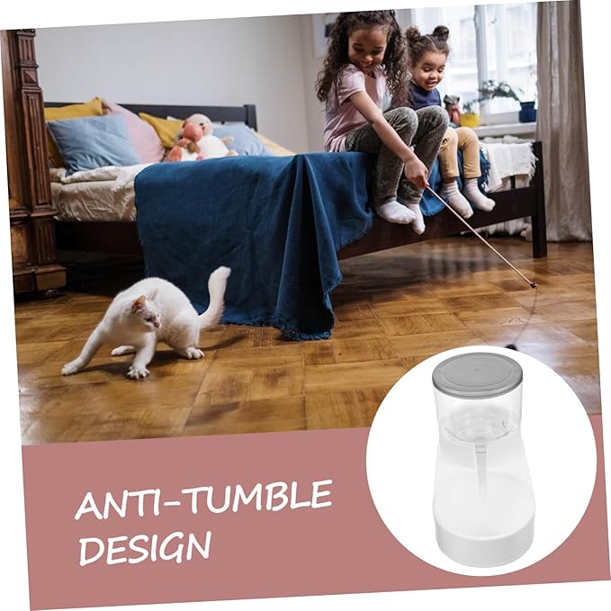 Automatic Pet Water Dispenser for Cats and Dogs Compact and Easy to Use Sturdy Design Texture for Easy Monitoring for Home and Travel