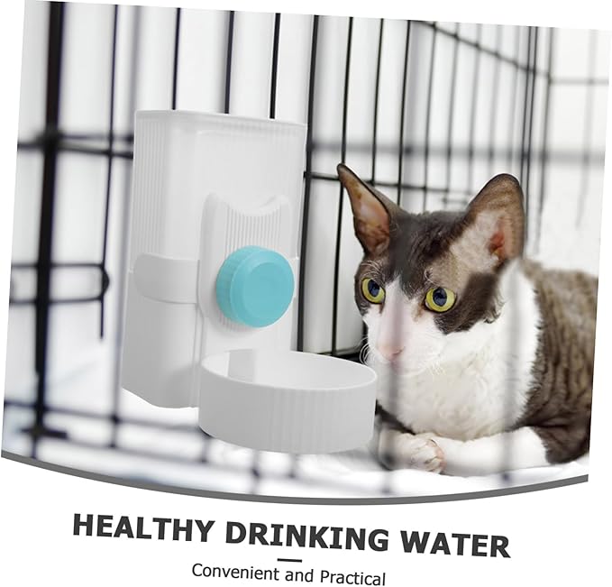 Automatic Pet Water Feeder for Dogs and Cats Secure Hanging Water Dispenser for Pet Cages for Animals Easy to Install Stable Design Comfortable Drinking
