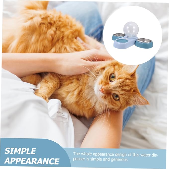 BESPORTBLE Transparent Pet Water Dispenser Automatic Water Feeder for Cats Dogs and Pets Lightweight Abs Design with Easy Clean Features