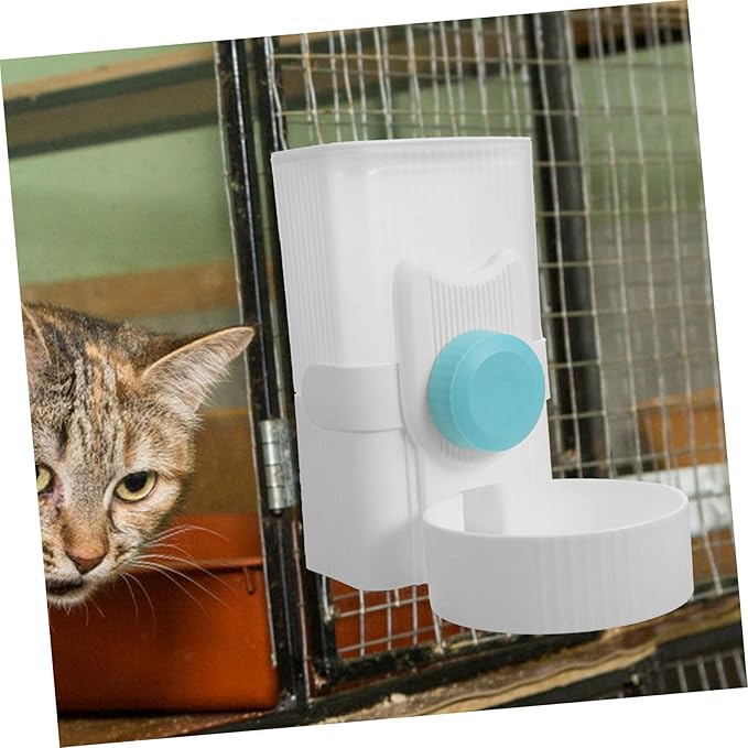 POPETPOP Automatic Pet Water Feeder for Animals Compact Hanging Dog Water Dispenser Safe and Practical for Cages for Cats Rabbits