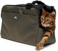 Sleepypod Atom - Airline Approved Pet Carrier and Crash-Tested Car Seat for Cats and Dogs up to 12 lbs (Olive Green)