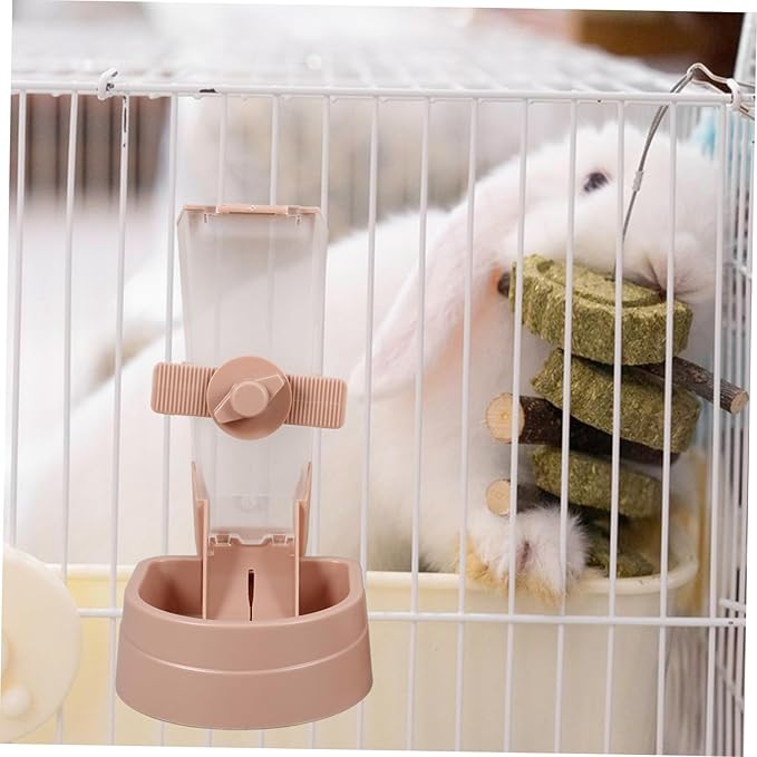 Pet Water Fountain Feeder Auto Dog Cat Feeder Dispenser for Cage Safe Material