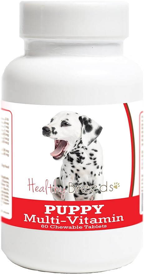 Healthy Breeds Dalmatian Puppy Dog Multivitamin Tablet 60 Count