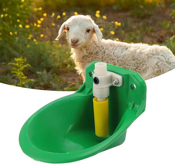 TOPINCN Automatic Water Dispenser for Dogs, Outdoor Dog Water Bowl Plastic Water Feeder for Small to Large Pets Large Livestock Waterer