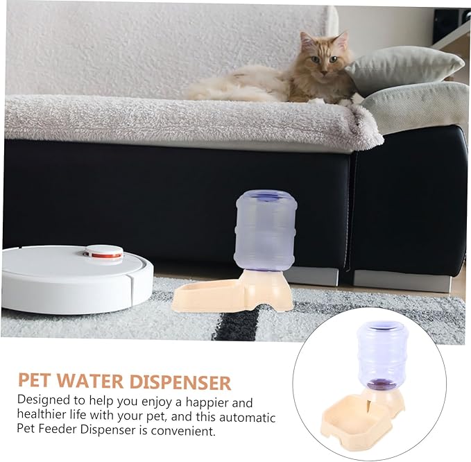 Indoor Outdoor Pet Water Dispenser Dog Cat Water Bowl Automatic Feeding System