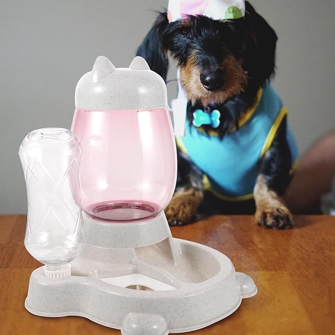 BESPORTBLE Pet Feeder Puppy Food Dispenser Cat Dog Food Dispenser Decorative Home Pet Supply