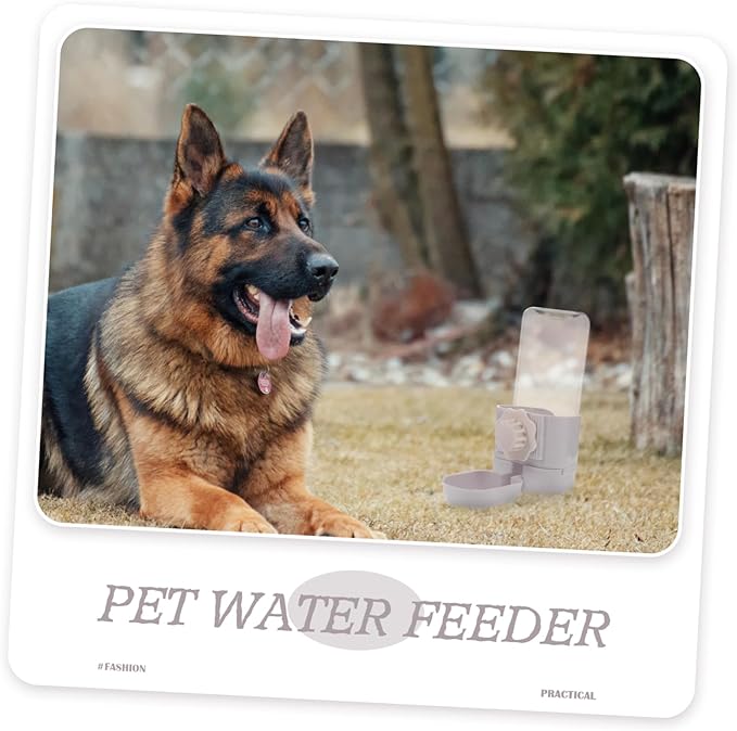 BESPORTBLE Automatic Hanging Pet Water Dispenser Bottle for Dogs and Cats Clear Capacity Waterer Easy to Clean Suitable for Pets for Kennels and Cages