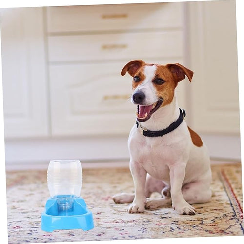 2pcs Pet Water Feeder Bowl Creative Automatic Dog and Puppy Water Dispenser for Home Use Unique Design Prevents Spills Smooth for Easy Cleaning
