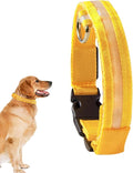 Pet Glowing Collar, Dog Training Collar with Night Visibility, 3 Flashing Modes, Rainproof Rechargeable Pet Collar, 500mah Battery, Adjustable Dog Light Collar, Waterproof Dog Collar for Large Dogs