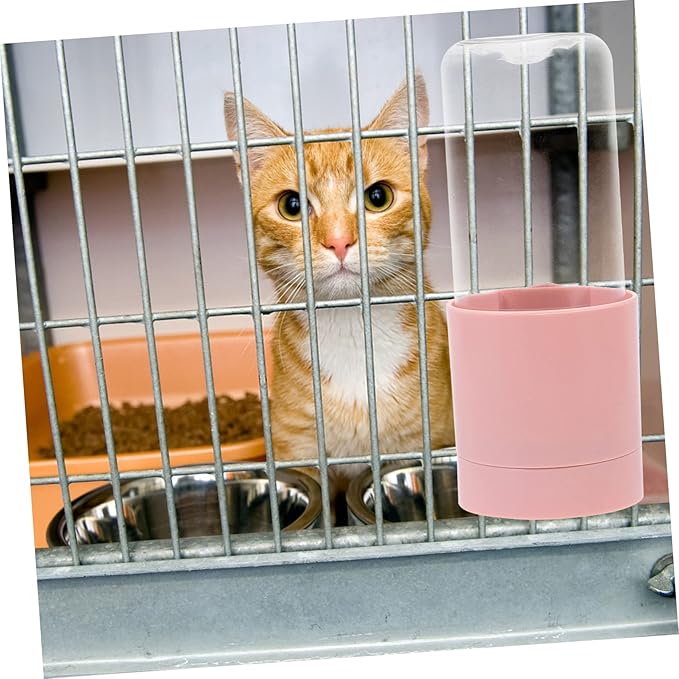 1Pc Hanging Pet Water Feeder Automatic Dog Cat Water Dispenser Compact Material Easy Portable for Pets