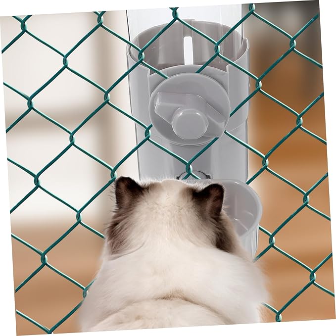 Pet Hanging Water Dispenser Automatic Cage Feeder for Dogs Cats Pet Water Device for Crates Travel Design Convenient Hydration