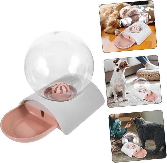 BESPORTBLE Dog Cat Automatic Waterer Practical Pet Water Holder Large Bowl Bubble Water Fountain Pet Supplies for Home