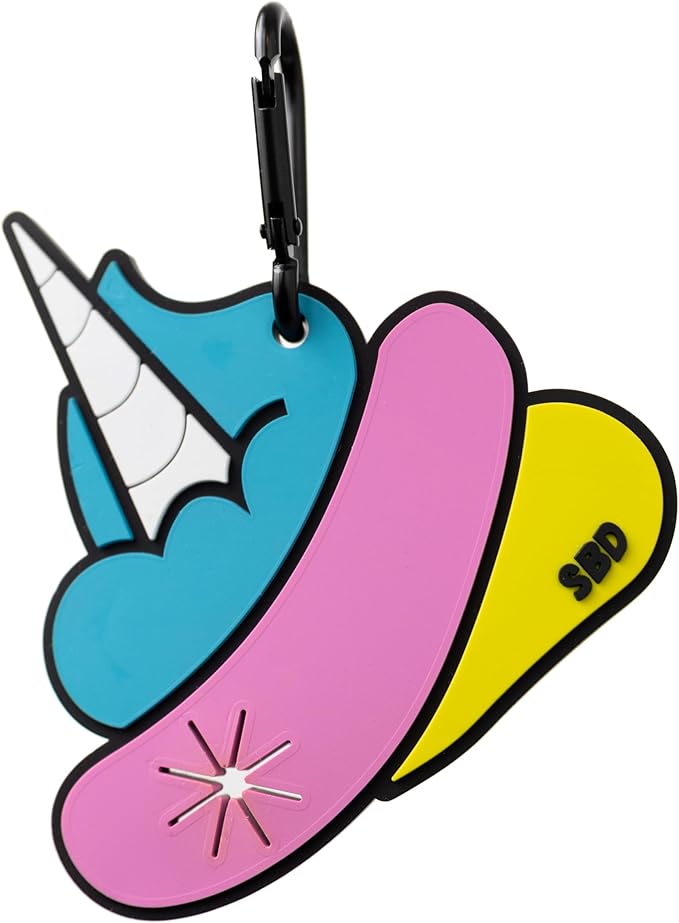 small BIG Dog's DingleBerries- Unicorn Poop, Poop Bag Holder, Dog Waste Bag Holder, Hands Free Waste Bag Carrier