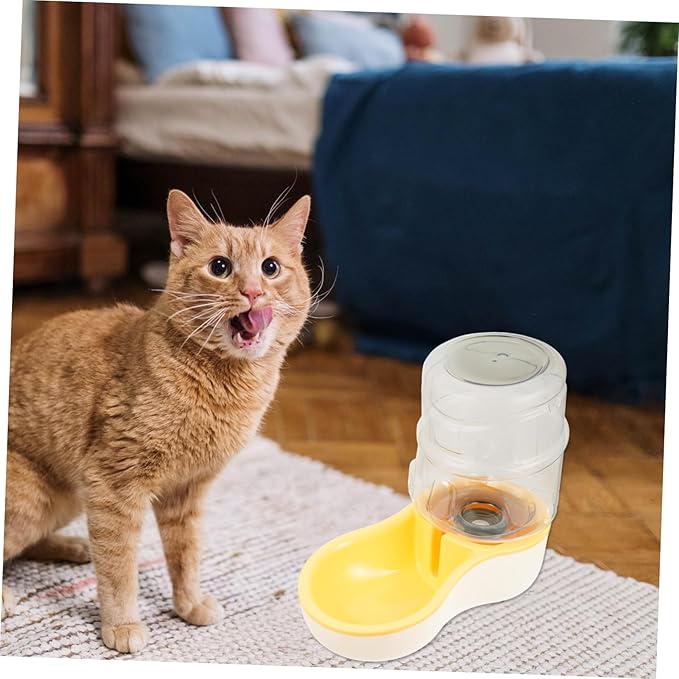 GALPADA 1pc Automatic Pet Water Feeder for Dogs and Cats Drinking Bowl Smooth for Pets Water Dispenser for Convenient Feeding
