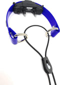 Sparky Pet Co - ECollar Replacement Strap - Bungee Dog Collar - Waterproof - Adjustable - Secure Nexus Wheel Lock - for Electronic Training & Invisible Fence Systems - 3/4" (Blue)