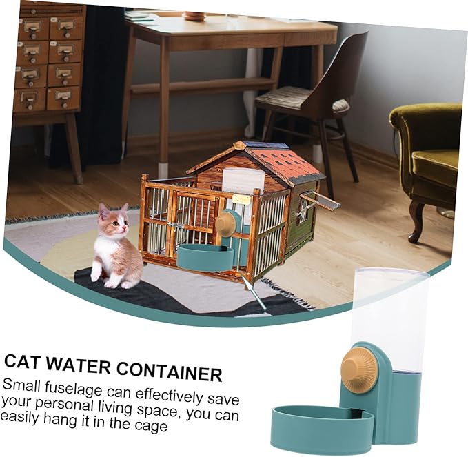 BESPORTBLE 1pc Automatic Hanging Pet Water Dispenser Water Feeder Capacity for Cats and Dogs Easy to and Maintain