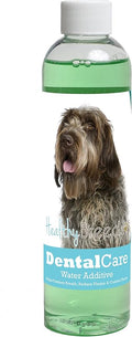 Healthy Breeds Dog Dental Care Water Additive for Wirehaired Pointing Griffon - Helps Freshen Breath, Reduce Plaque & Control Tartar - Mint Flavor - 8 oz
