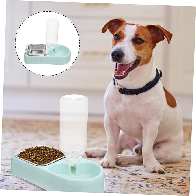 GALPADA 1set Automatic Cat Feeder Dog Food Bowls Water Dispenser Food Dispenser Cat Feeder