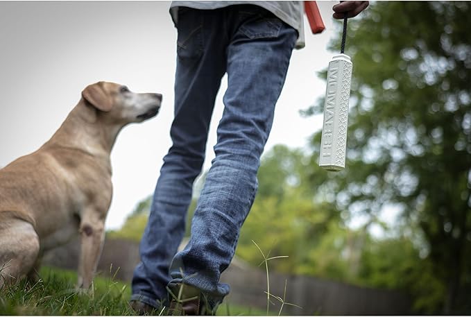 Momarsh Floating Dog Training Bumper | Durable Dummy with Easy Launch Rope | Advanced Waterfowl Hunting Retriever Dog Tool | Enhance Agility and Obedience
