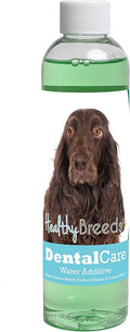 Healthy Breeds Dog Dental Care Water Additive for Field Spaniel - Helps Freshen Breath, Reduce Plaque & Control Tartar - Mint Flavor - 8 oz