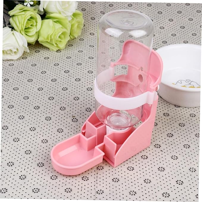 GANAZONO Leakproof Automatic Pet Drinking Feeder Water Dispenser for Hamsters Pigs Squirrels and Birds Easy Install Cage-Mounted Bottle for Home and Outdoor Use