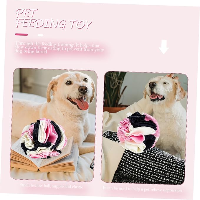 YARNOW Upgraded Dog Sniffing Ball Interactive Sniff Training Toy for Pets Slow Eating Snack Dispenser Sturdy PET Plaything Leak-Proof Design